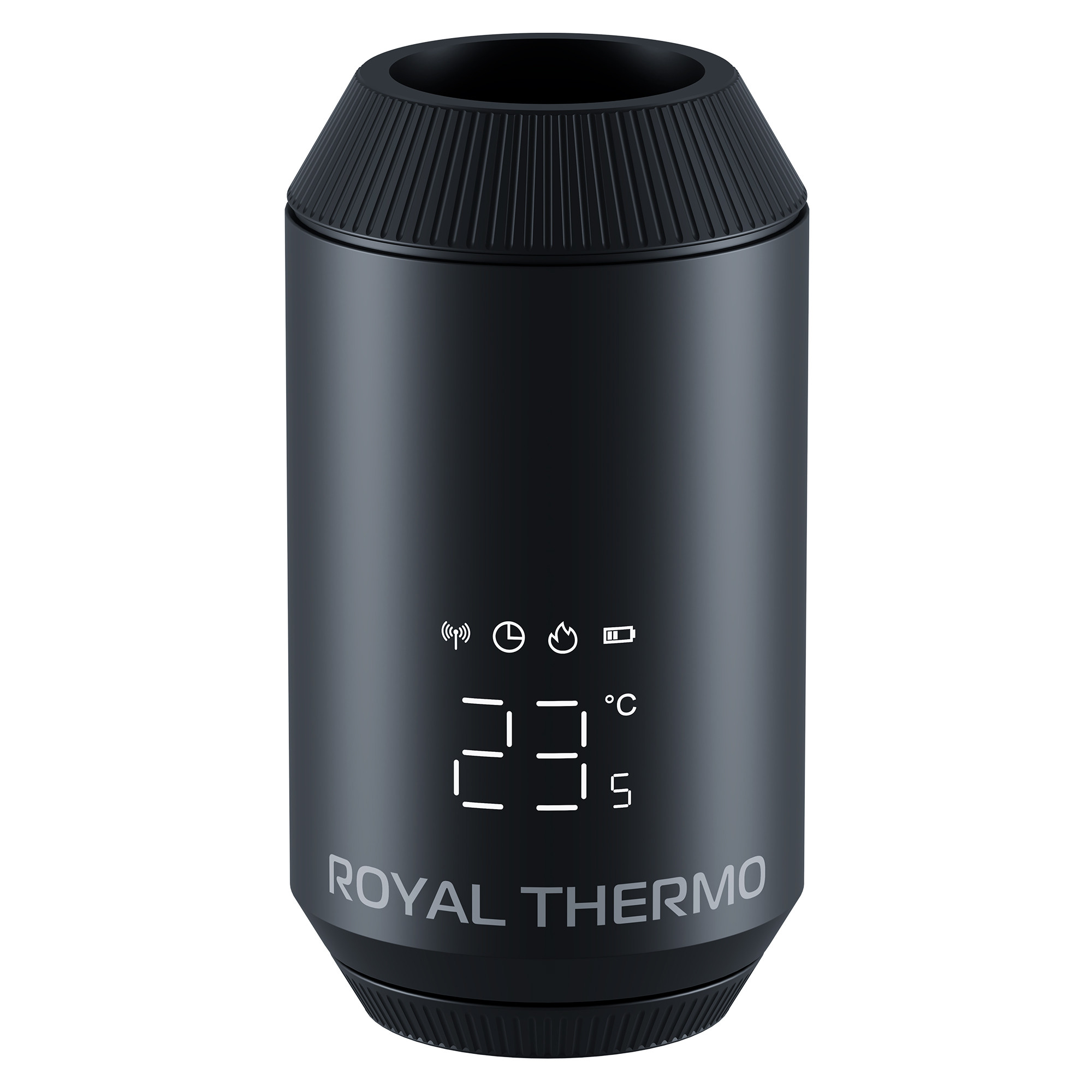 Термостат радиаторный электронный Royal Thermo Smart Heat 2.0, черный