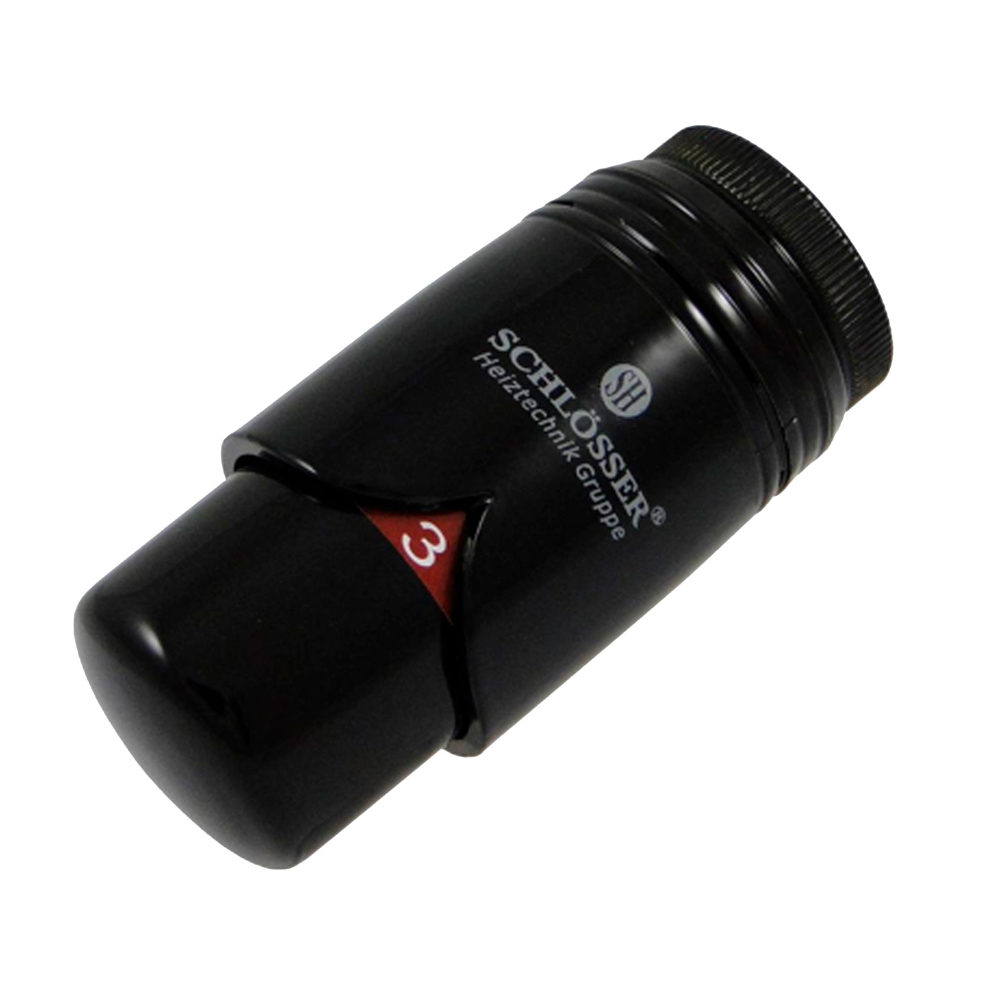 Термоголовка SCHLOSSER BRILLANT RAL 9005 M30x1,5 SH